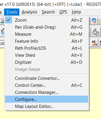 configure lai he quy chieu de doi lat long ve vn2000 tren global mapper