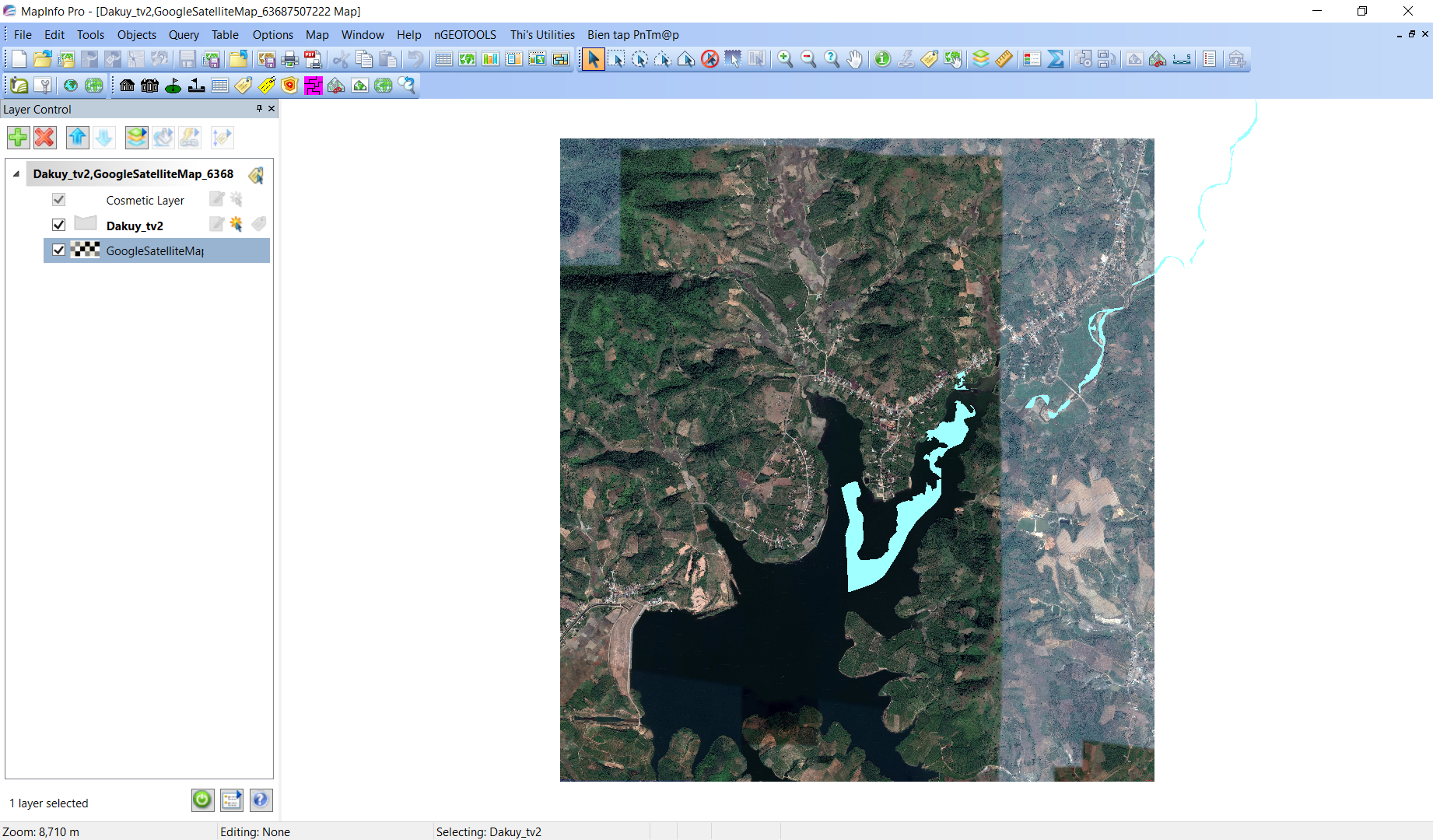 Với phần mềm Mapinfo, bạn có thể tải ảnh vệ tinh chi tiết từ Google để trực quan hóa dữ liệu địa lý. Bản đồ Lâm Đồng chẳng hạn, sẽ được hiển thị rõ ràng hơn bao giờ hết. Hãy tải ngay phần mềm bản đồ vệ tinh để thưởng thức cảm giác tuyệt vời này!